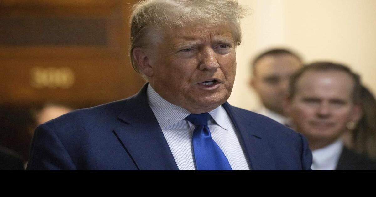 Trump is fined $10,000 over comment he made outside court