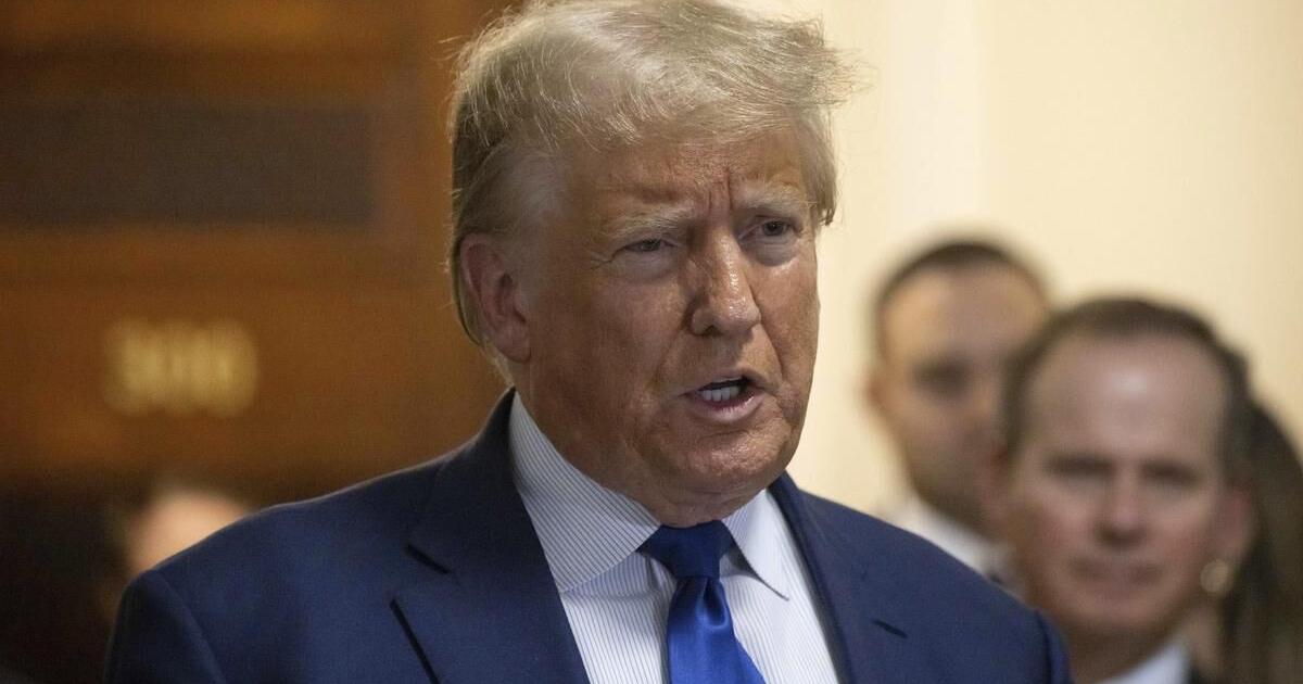 Trump is fined $10,000 over comment he made outside court