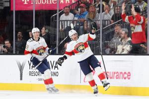 Panthers' Eetu Luostarinen will miss time because of a barbecue mishap, adding to team's injury woes