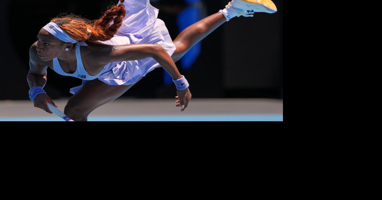 Coco Gauff advances to second round at Australian Open despite serving struggles