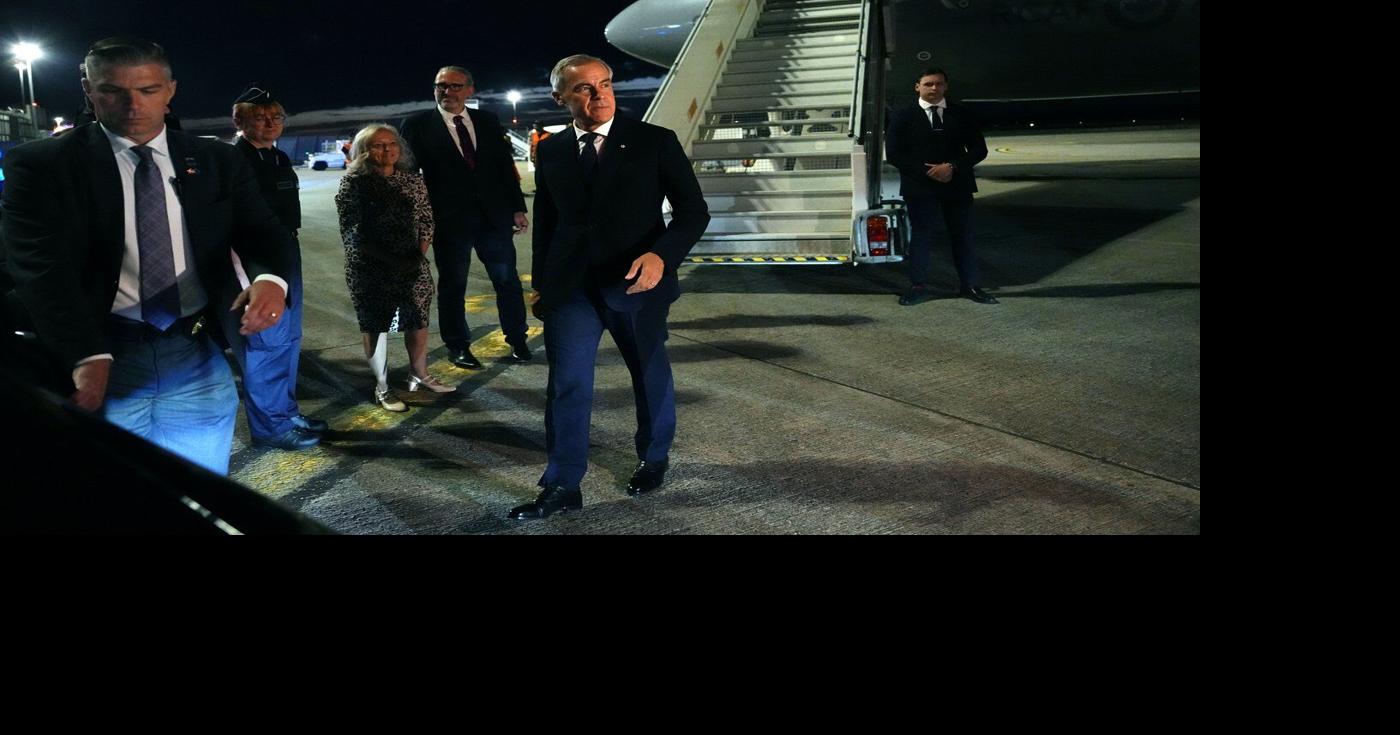 Carney arrives in Strasbourg, set to attend European Parliament and meet British PM