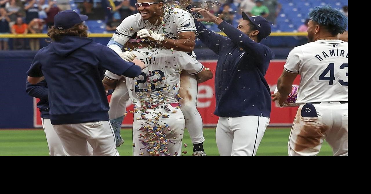 Siri ties it in 9th with homer, Palacios hits walk-off RBI in 12th as Rays beat Athletics 6-5