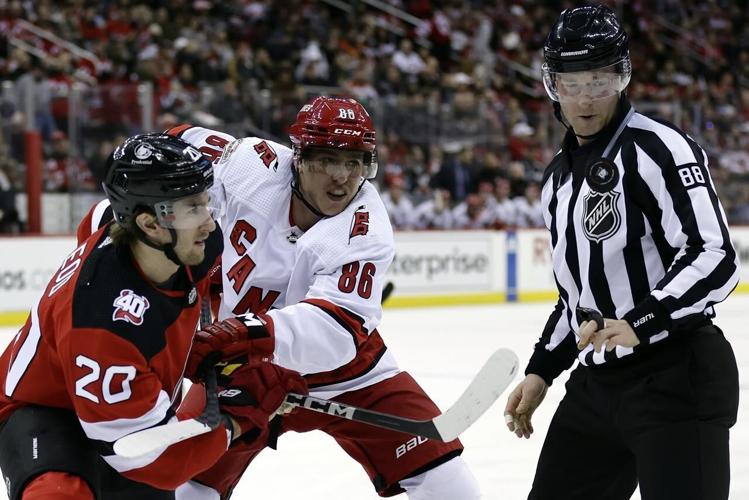 Hughes scores 1, sets up 2 by Bratt, Devils beat Canes 30