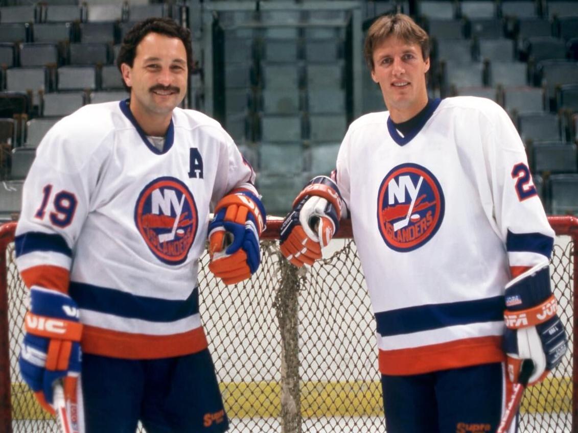1980's Mike Bossy Game Worn New York Islanders Jersey. Hockey