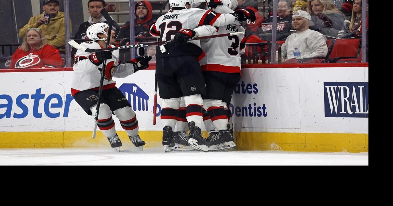 Pinto, Ullmark lead Senators to 3-0 road win over Hurricanes