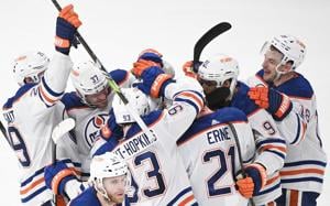 Bouchard scores in OT as Oilers beat Canadiens 2-1 for 10th straight win