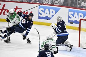 Jets star defenceman returns to play key role in Winnipeg's Game 2 win over Dallas