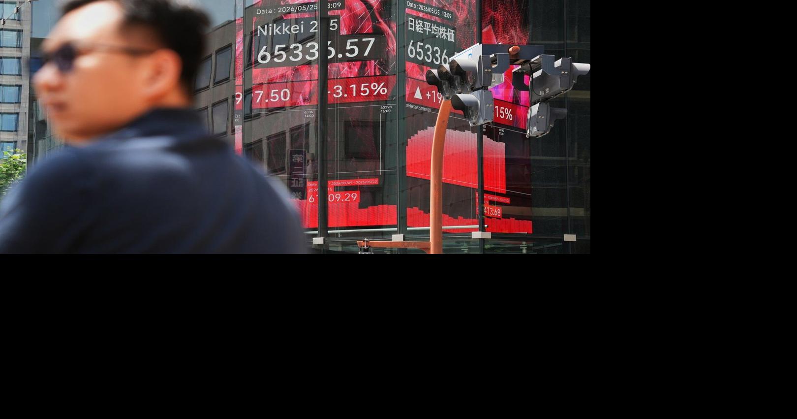 Markets wobble as oil falls on Iran peace hopes