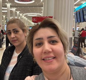 Tooba Gholam Hasan's daughters Touran and Saadiyeh.jpg