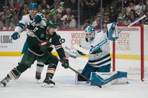 Graf scores in OT as Sharks come back to beat Wild 2-1