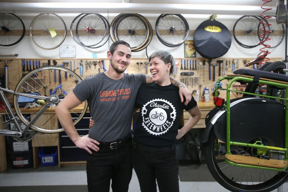Apprenticeship aims to give women, transgender people the skills to break into Torontos bike industry picture pic