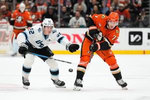 Anaheim Ducks F Frank Vatrano will be out for about 6 weeks with a broken shoulder
