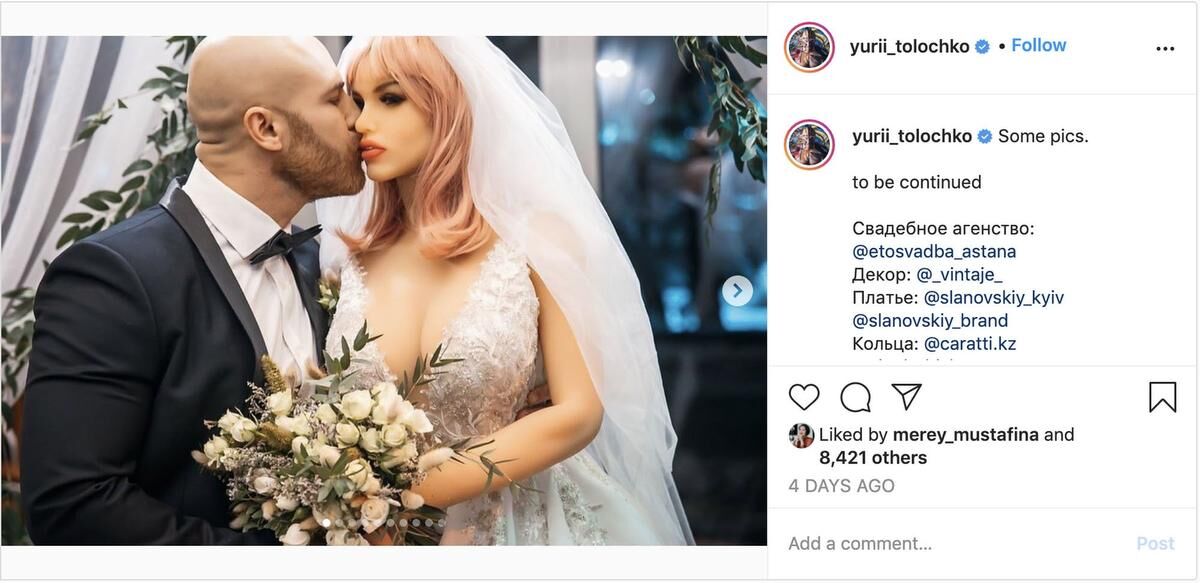 A bodybuilder married his sex doll and now Im scared about falling in love with a Roomba picture
