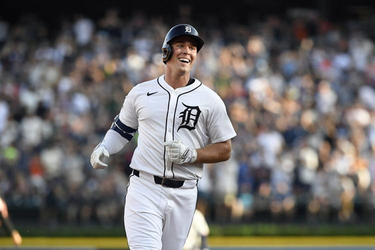 Tigers place OF Kerry Carpenter on injured list with right hamstring strain