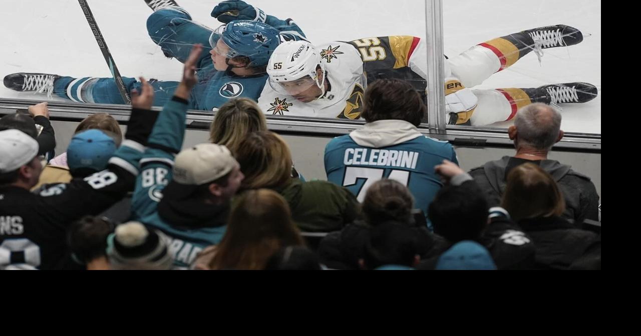 Golden Knights score 2 quick short-handed goals in 6-3 win over Sharks