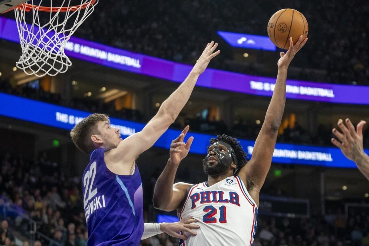 Embiid, Maxey both score 32 to lead 76ers past Jazz 114-111