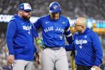Blue Jays' George Springer removed from World Series with injury — and some Dodgers fans cheer