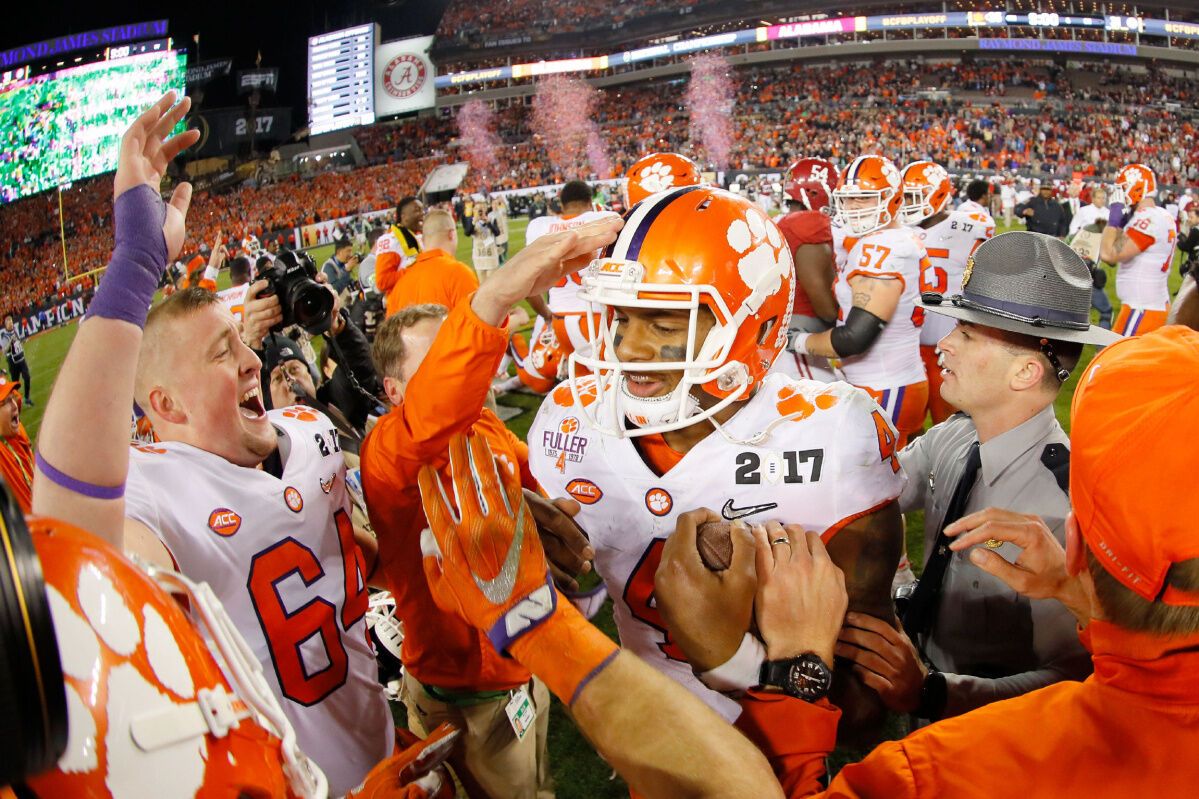Clemson Wins National Title Over Alabama On Last Second Touchdown 