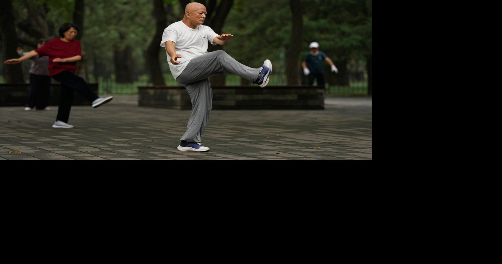 Tai chi practitioners seek balance and well-being in fast-paced Beijing