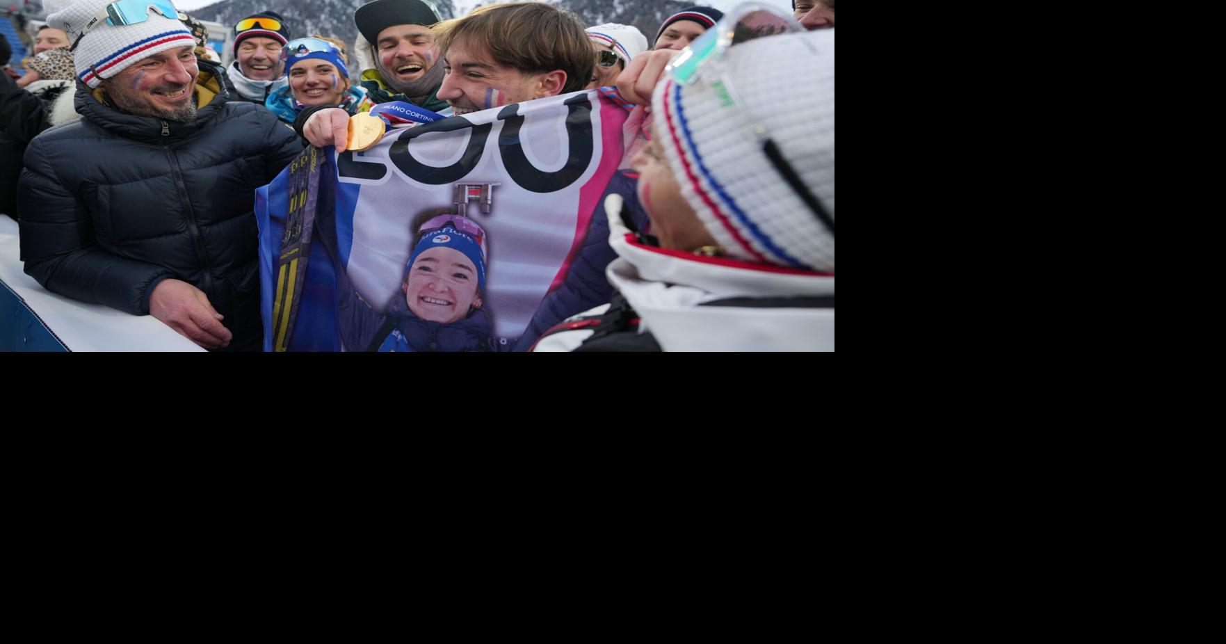 Almost 20,000 biathlon fans reach deafening levels as they sing and cheer their heroes