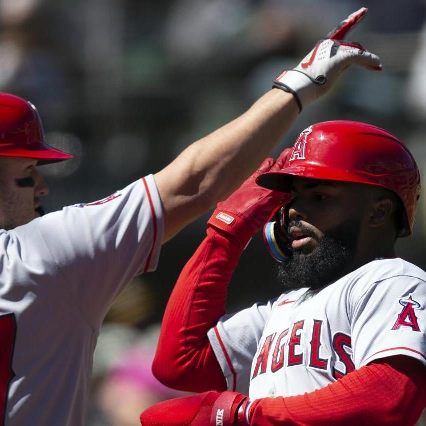 Angels score 11 in 3rd inning, thump Shintaro Fujinami and A's 13-1