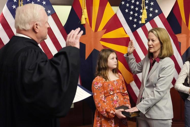 Democrat Katie Hobbs takes office as Arizona governor