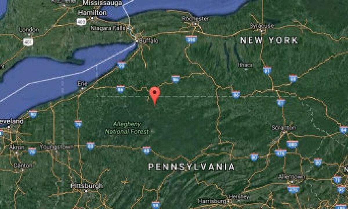 Wreckage found from crash of Ontario bound plane in Pennsylvania