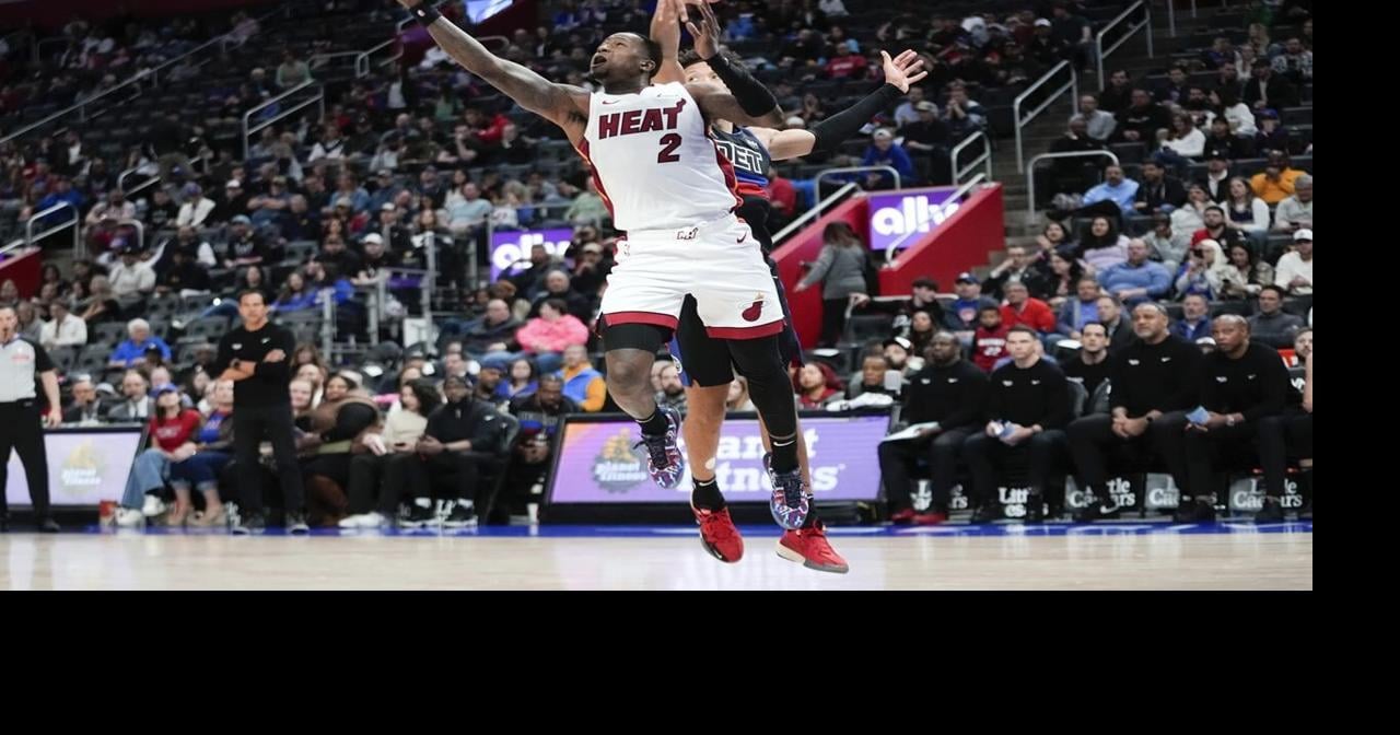Adebayo has 22 points and nine rebounds as Heat end four-game losing streak with win over Pistons