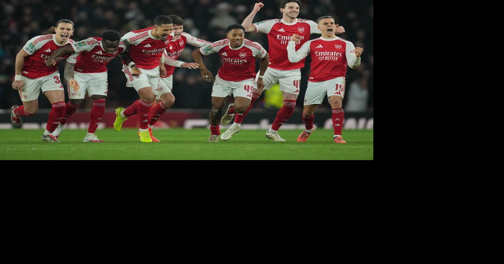 EPL scores: Arsenal beats Crystal Palace in penalty shootout to reach League Cup semifinals