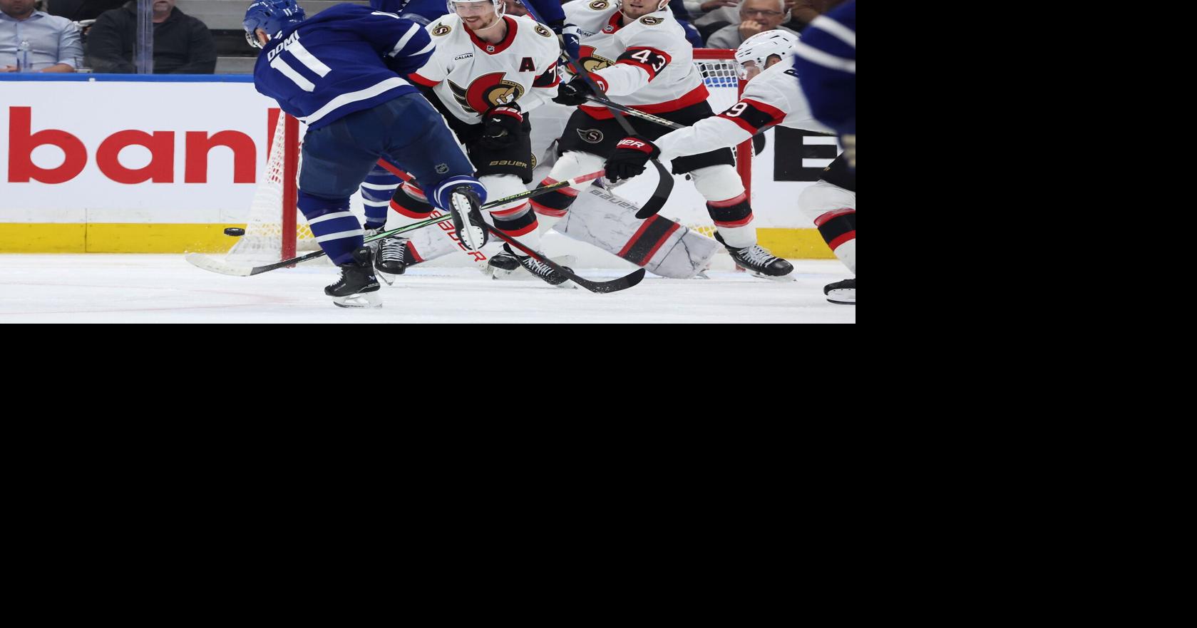 Leafs take Game 2 on Domi overtime winner against Senators