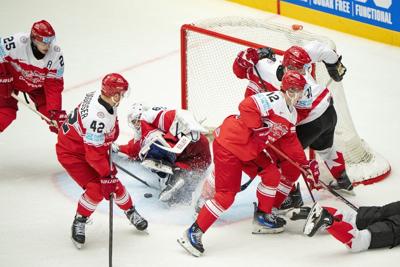 Denmark pulls off huge upset with 2-1 quarterfinal win over Canada at hockey worlds