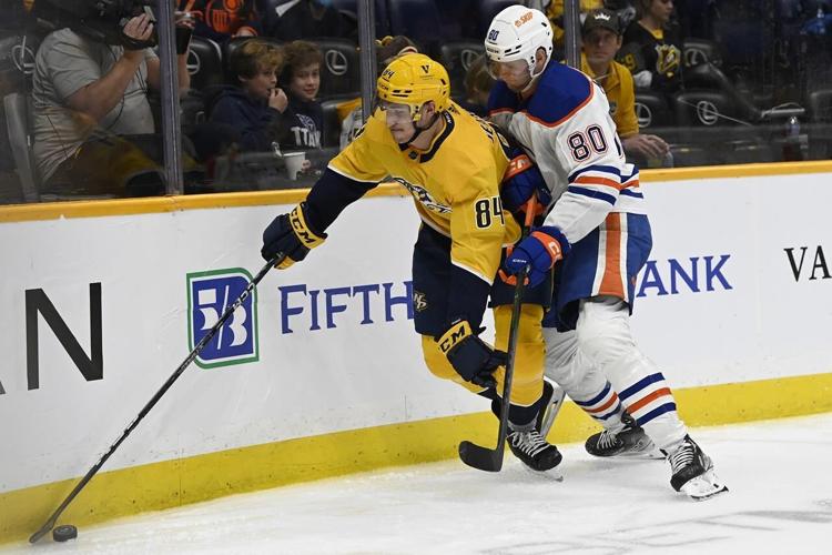 Carrier’s OT goal leads Predators over Oilers 4-3