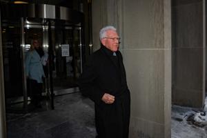 Frank Stronach’s defence asks for ‘directed verdicts’ on two charges as Crown closes its sex assault case