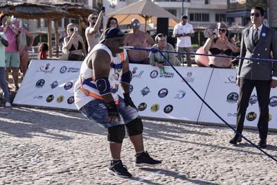 Popular Egyptian 'strong man' goes for another jaw-dropping challenge: Pulling a ship with his teeth