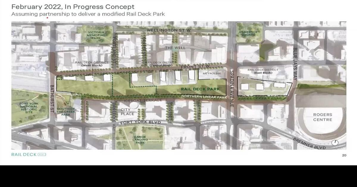 Rail Deck Park vision returns, but its future is unclear