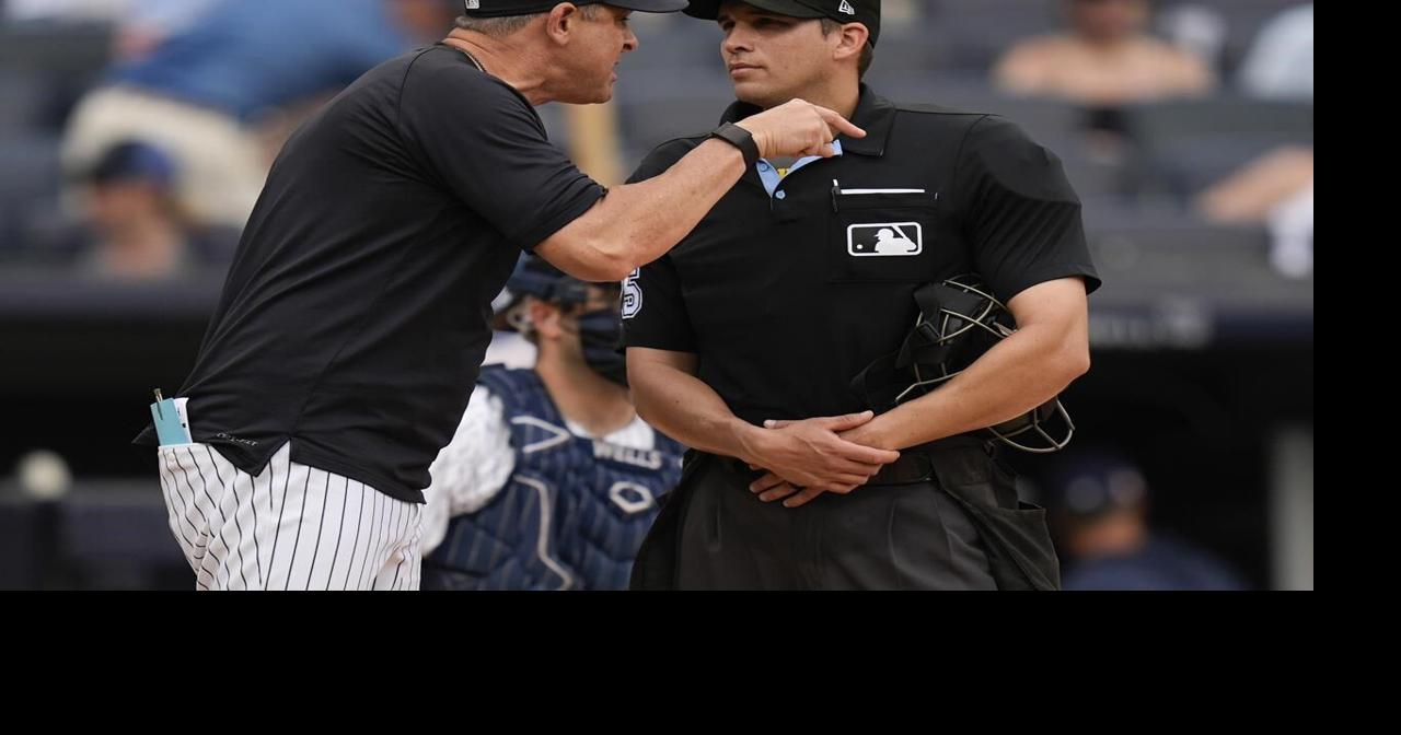 Yankees manager Aaron Boone ejected for 5th time this season as Rays beat New York 6-4