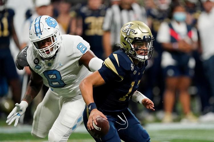 Sims sparks Ga. Tech to 4522 upset of No. 21 North Carolina