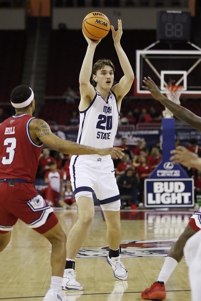 Great Osobor, Darius Brown II Lead No. 22 Utah State To 77-73 OT Win ...