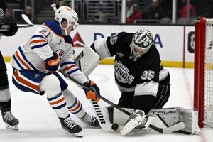 Kings beat Oilers 3-0, then qualify for playoffs hours later with Vegas' win in Calgary