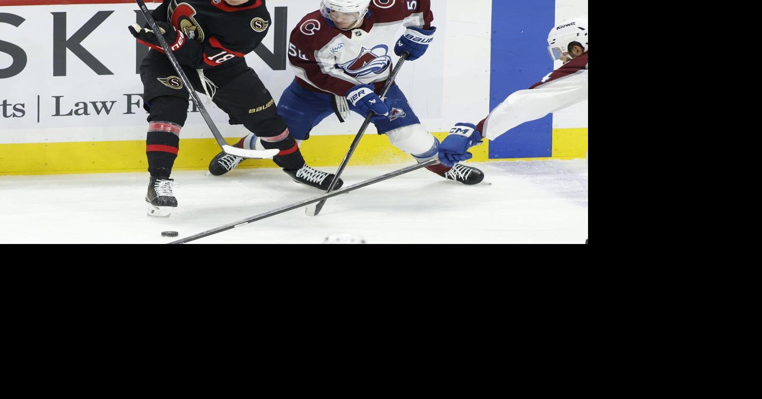 Senators hand league-leading Avalanche third loss in four games with 5-2 victory