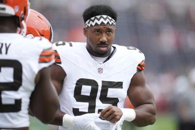Browns' Myles Garrett set for season opener and renewing rivalry with Bengals QB Joe Burrow