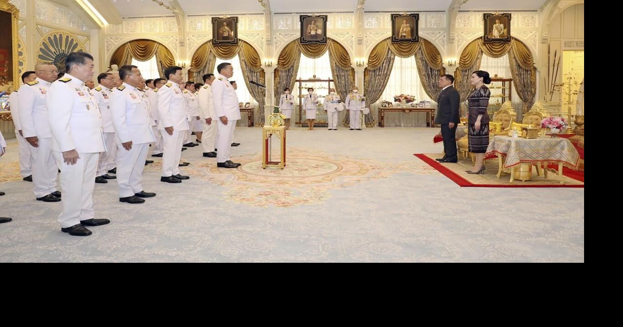 Thailand’s new government takes office as Cabinet members take oath in front of king