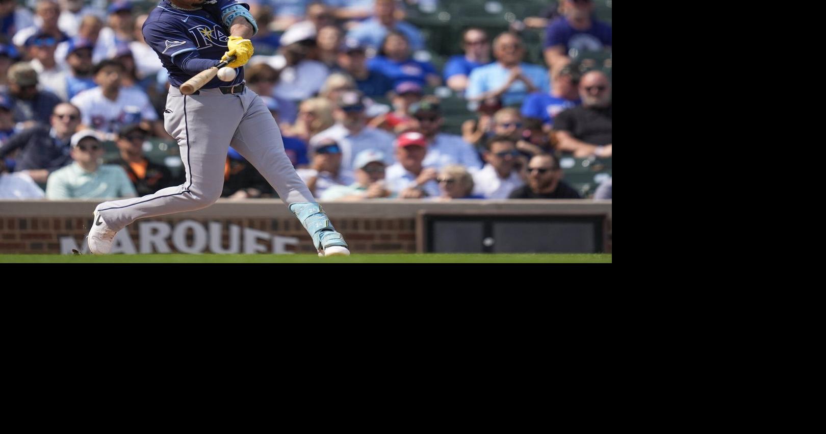 Christopher Morel homers for the Tampa Bay Rays in return to Wrigley Field