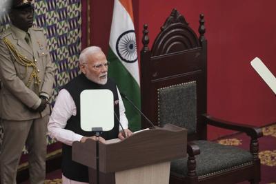 India's Modi arrives in Trinidad and Tobago to strengthen ties in first official visit