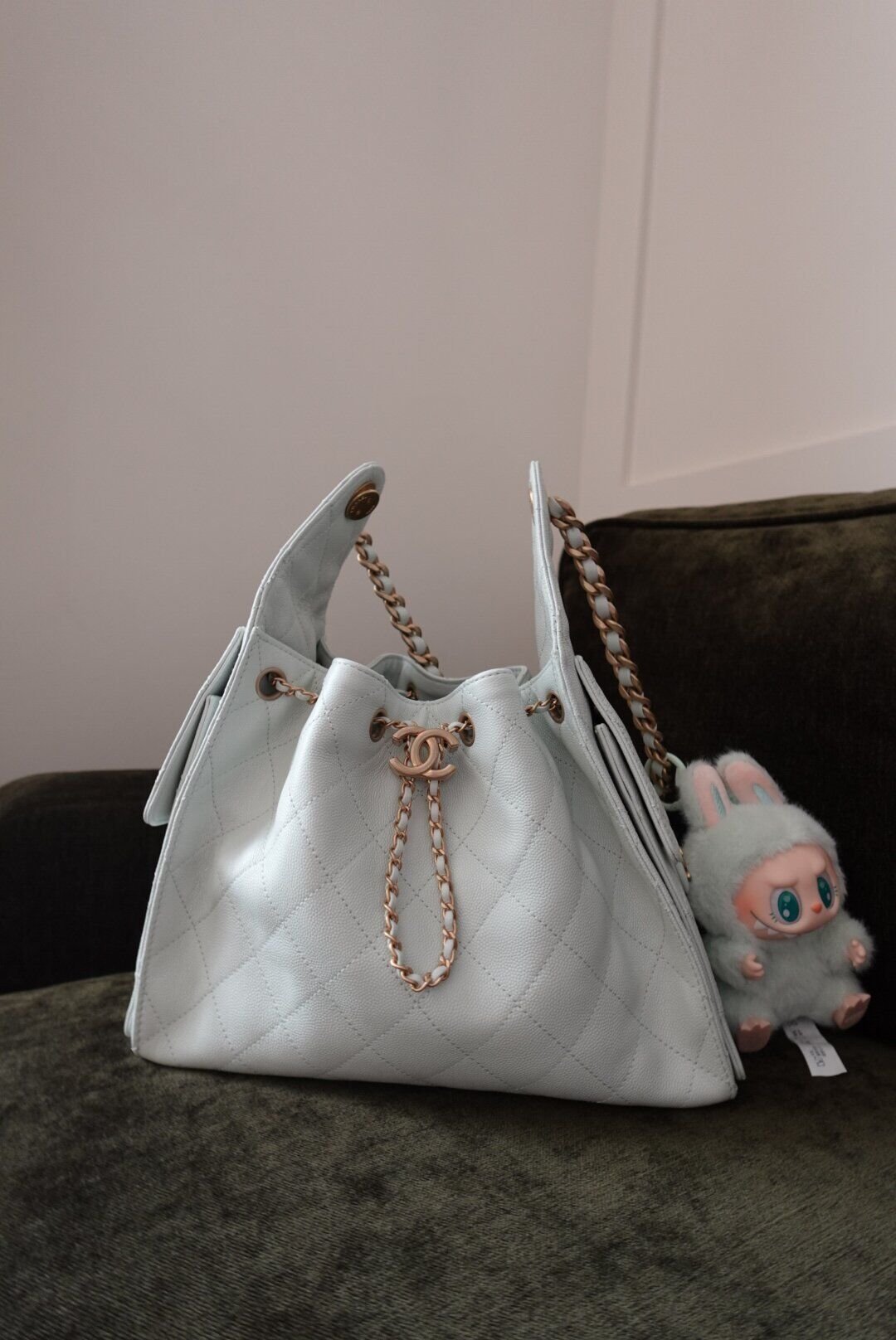 Test-driving the Labubu monster bag charm trend