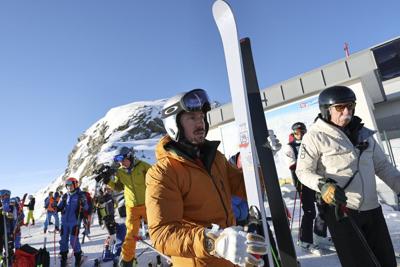 Skiing standout Marcel Hirscher back on snow after ACL injury and on course for the Winter Olympics