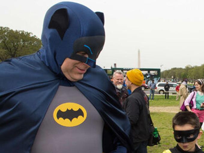 Holy underwear party Batman!