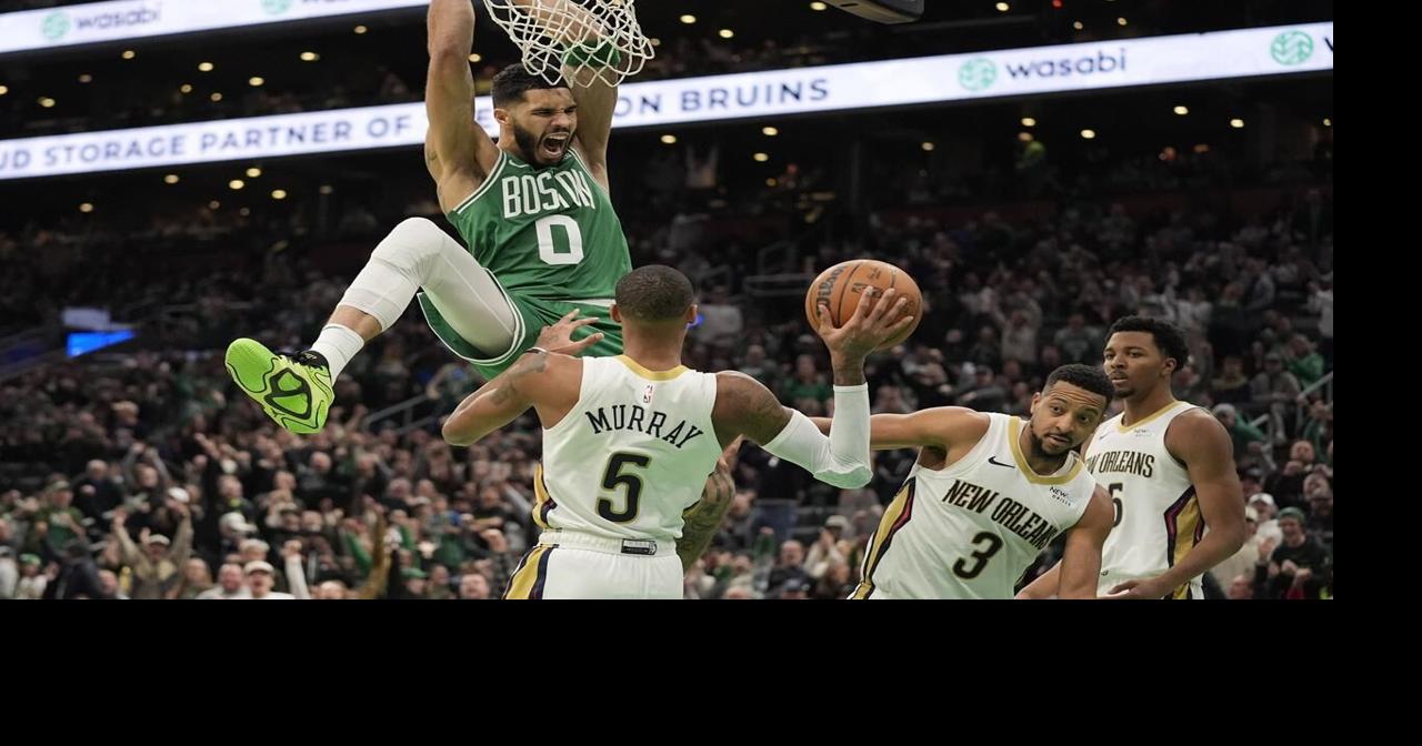 Celtics withstand return of Zion Williamson and beat Pelicans 120-119