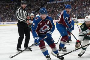 Avalanche get defenseman Cale Makar back, survive scare with Nathan MacKinnon, and still lose Game 3