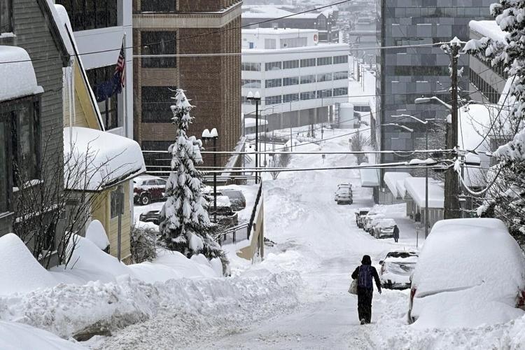 Residents of Alaska's capital dig out after snowfall for January hits ...